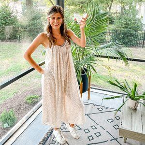 Kickin' It Cool Flared Leopard Jumpsuit